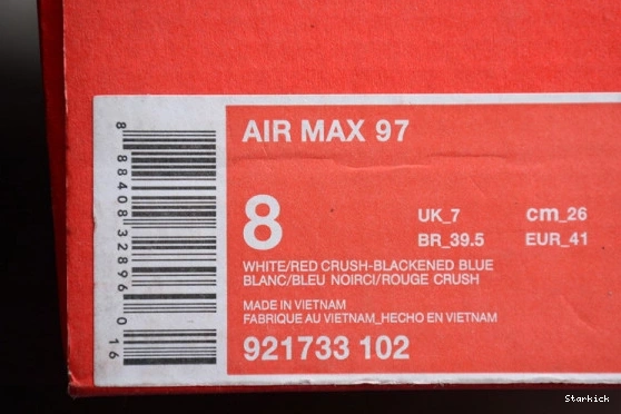 97 NIKE 921733-102 MAX RED AIR CRUSH 0804